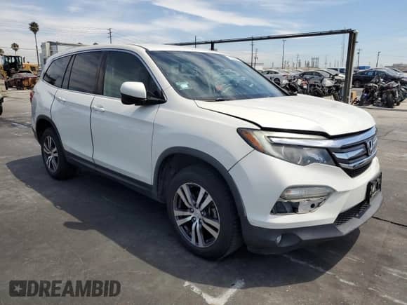 2018 Honda Pilot EX with VIN 5FNYF5H37JB007155, listed as a Copart auction lot 69504775 with 109,270 mi miles and Salvage title. Bid and sale history available at DreamBid. Image 4.
