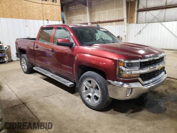 2016 Chevrolet Silverado 1500 LT with VIN 3GCUKREC9GG295866, listed as a Copart auction lot 57688125 with 134,193 mi miles and Clean title. Bid and sale history available at DreamBid. Image 4.