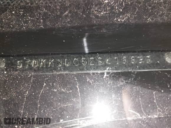 2014 Toyota Sienna LE AAS with VIN 5TDKK3DC5ES416638, listed as a IAAI auction lot 42685892 with 202,889 mi miles and . Bid and sale history available at DreamBid. Image 9.
