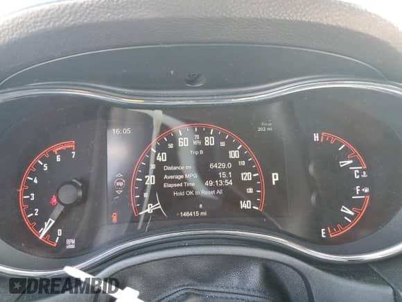 2014 Dodge Durango R/T with VIN 1C4SDJCT3EC451437, listed as a Copart auction lot 70326495 with 146,415 mi miles and Salvage title. Bid and sale history available at DreamBid. Image 9.