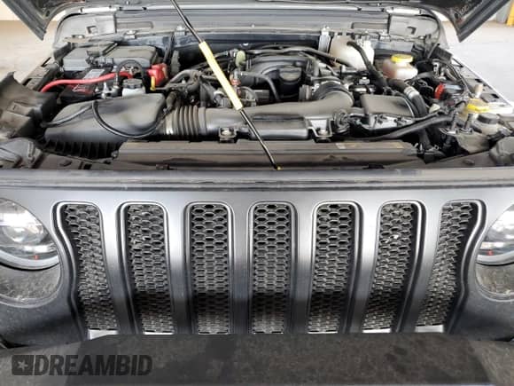 2022 Jeep Wrangler Unlimited High Tide z VIN 1C4HJXDG2NW221829, wystawiony jako Copart lot #64836074 z przebiegiem 3 394 mil mil oraz Szkoda całkowita • Salvage title. Historia ofert i sprzedaży dostępna na DreamBid. Obrazek 11.