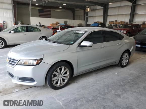 2017 Chevrolet Impala LT with VIN 1G1105SA0HU116903, listed as a Copart auction lot 80648475 with 107,590 mi miles and Clean title. Bid and sale history available at DreamBid. Image 1.