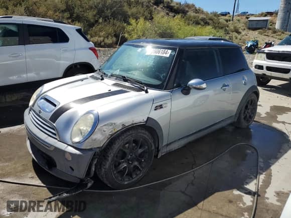 2006 MINI Hardtop S with VIN WMWRE33586TJ37385, listed as a Copart auction lot 67606184 with 78,671 mi miles and Salvage title. Bid and sale history available at DreamBid. Image 1.
