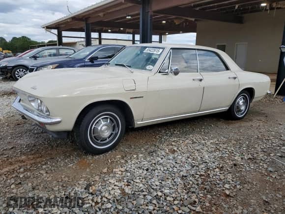 1965 Chevrolet Corvair с VIN 101395W274575, выставлен на аукционе Copart как лот 55422615 с пробегом 46 076 миль миль и Чистый • Clean title. История ставок и продаж доступна на DreamBid. Изображение 1.