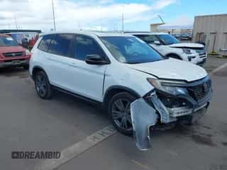 2021 Honda Passport EX-L с VIN 5FNYF7H59MB001083, выставлен на аукционе IAAI как лот 42943781 с пробегом 56 549 миль миль и . История ставок и продаж доступна на DreamBid. Изображение 1.