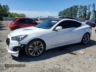 2016 Hyundai Genesis Coupe R-Spec с VIN KMHHU6KJ5GU132010, выставлен на аукционе Copart как лот 57688435 с пробегом 76 653 миль миль и Списание • Salvage title. История ставок и продаж доступна на DreamBid. Изображение 1.