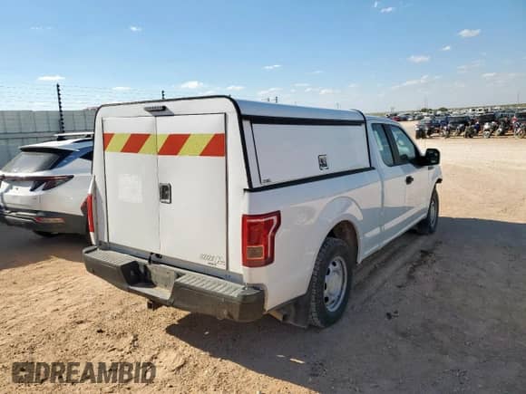 2017 Ford F-150 XL with VIN 1FTEX1C88HKE24065, listed as a Copart auction lot 80545655 with 146,190 mi miles and Clean title. Bid and sale history available at DreamBid. Image 3.