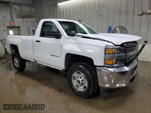 2016 Chevrolet Silverado 2500HD Work Truck z VIN 1GC0KUEG9GZ149133, wystawiony jako Copart lot #81812734 z przebiegiem Nie podano mil oraz Szkoda całkowita • Salvage title. Historia ofert i sprzedaży dostępna na DreamBid. Obrazek 4.
