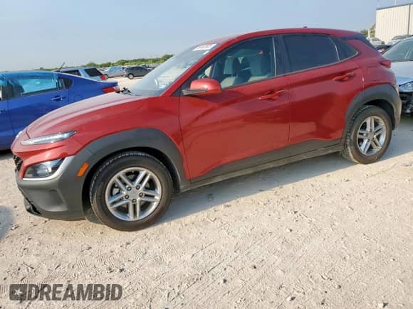 2022 Hyundai Kona SE z VIN KM8K22AB6NU765739, wystawiony jako Copart lot #69652685 z przebiegiem 37 937 mil mil oraz Czysty tytuł • Clean title. Historia ofert i sprzedaży dostępna na DreamBid. Obrazek 1.