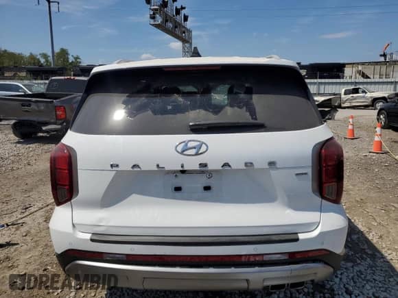 2023 Hyundai Palisade SEL с VIN KM8R2DGE4PU618964, выставлен на аукционе Copart как лот 69085794 с пробегом 16 361 миль миль и Списание • Salvage title. История ставок и продаж доступна на DreamBid. Изображение 6.