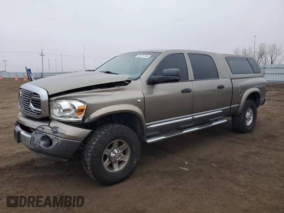 2007 Dodge RAM with VIN 3D7MX39C87G707046, listed as a Copart auction lot 80131754 with 177,335 mi miles and Salvage title. Bid and sale history available at DreamBid. Image 1.