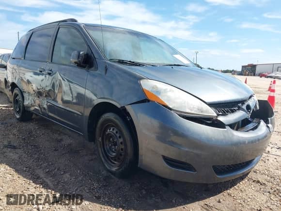 2007 Toyota Sienna CE с VIN 5TDZK23CX7S047675, выставлен на аукционе IAAI как лот 43365386 с пробегом 240 670 миль миль и . История ставок и продаж доступна на DreamBid. Изображение 1.