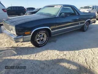 1985 Chevrolet El Camino с VIN 3GCCW80H0FS918901, выставлен на аукционе Copart как лот 77799744 с пробегом 64 541 миль миль и Списание • Salvage title. История ставок и продаж доступна на DreamBid. Изображение 1.