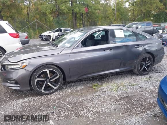 2020 Honda Accord Sport with VIN 1HGCV1F35LA157299, listed as a IAAI auction lot 43314007 with 55,192 mi miles and . Bid and sale history available at DreamBid. Image 14.