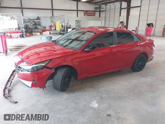 2023 Hyundai Elantra SEL with VIN 5NPLS4AG7PH102726, listed as a IAAI auction lot 43284597 with 44,739 mi miles and . Bid and sale history available at DreamBid. Image 2.