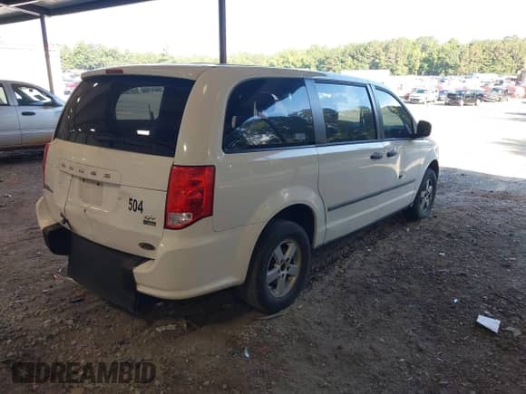 2011 Dodge Grand Caravan with VIN 2D4JN1AG2BR600926, listed as a IAAI auction lot 42851621 with 504,344 mi miles and . Bid and sale history available at DreamBid. Image 4.