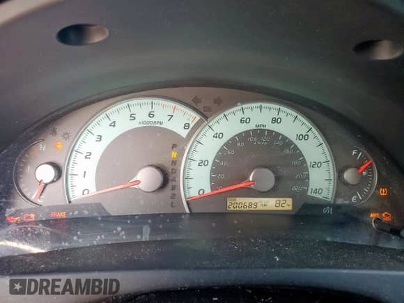 2009 Toyota Camry with VIN 4T1BE46K09U305008, listed as a Copart auction lot 81161195 with 200,689 mi miles and Salvage title. Bid and sale history available at DreamBid. Image 9.