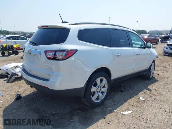 2017 Chevrolet Traverse LT with VIN 1GNKRGKD2HJ115431, listed as a IAAI auction lot 43246521 with 87,708 mi miles and . Bid and sale history available at DreamBid. Image 4.