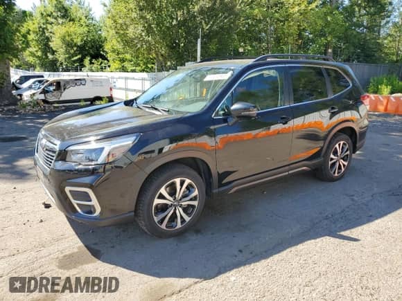 2021 Subaru Forester Limited z VIN JF2SKAUC5MH454699, wystawiony jako Copart lot #68450605 z przebiegiem 40 446 mil mil oraz Szkoda całkowita • Salvage title. Historia ofert i sprzedaży dostępna na DreamBid. Obrazek 1.