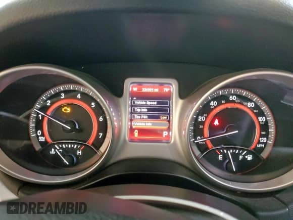 2012 Dodge Journey Crew with VIN 3C4PDCDGXCT271022, listed as a Copart auction lot 80489515 with 224,501 mi miles and Salvage title. Bid and sale history available at DreamBid. Image 9.