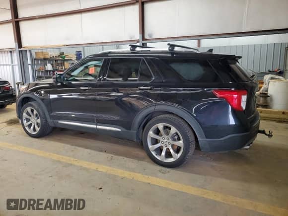 2020 Ford Explorer Platinum with VIN 1FM5K8HC6LGB19515, listed as a Copart auction lot 45528315 with 109,007 mi miles and Salvage title. Bid and sale history available at DreamBid. Image 2.