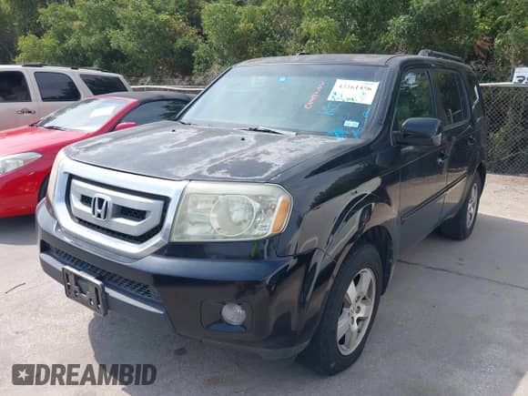 2011 Honda Pilot EX with VIN 5FNYF3H45BB043828, listed as a IAAI auction lot 43161456 with 274,674 mi miles and . Bid and sale history available at DreamBid. Image 17.