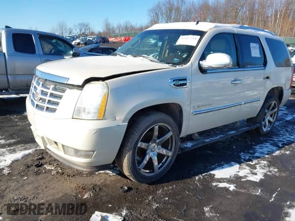 2009 Cadillac Escalade with VIN 1GYFK33599R100257, listed as a IAAI auction lot 41192214 with 161,658 mi miles and . Bid and sale history available at DreamBid. Image 2.