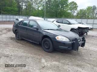 2012 Chevrolet Impala Police Police with VIN 2G1WD5E33C1178288, listed as a IAAI auction lot 42121101 with 160,205 mi miles and . Bid and sale history available at DreamBid. Image 1.