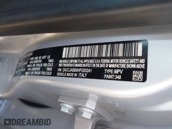 2017 Jeep Renegade Latitude z VIN ZACCJABB9HPG50241, wystawiony jako IAAI lot #42807253 z przebiegiem 61 067 mil mil oraz . Historia ofert i sprzedaży dostępna na DreamBid. Obrazek 9.