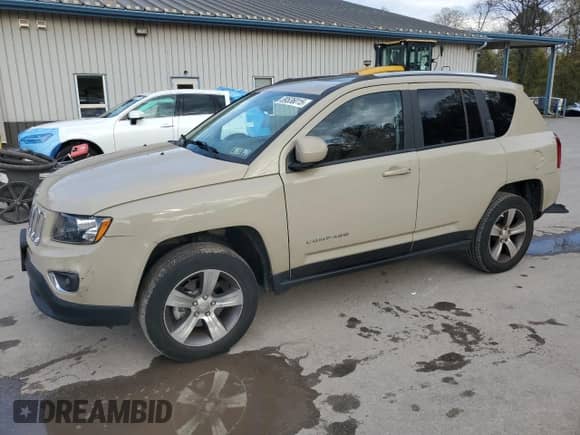 2017 Jeep Compass High Altitude с VIN 1C4NJDEB1HD154869, выставлен на аукционе Copart как лот 89536015 с пробегом 113 769 миль миль и Списание • Salvage title. История ставок и продаж доступна на DreamBid. Изображение 1.