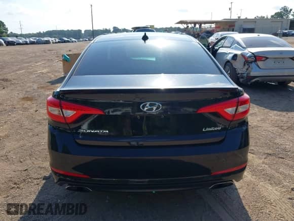 2015 Hyundai Sonata Limited with VIN 5NPE34AF7FH176384, listed as a IAAI auction lot 43006192 with 129,715 mi miles and . Bid and sale history available at DreamBid. Image 16.