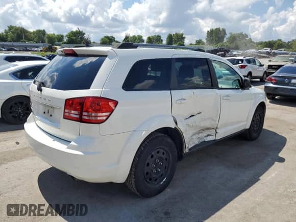 2017 Dodge Journey SE z VIN 3C4PDCAB4HT621891, wystawiony jako Copart lot #68432595 z przebiegiem 129 202 mil mil oraz Szkoda całkowita • Salvage title. Historia ofert i sprzedaży dostępna na DreamBid. Obrazek 3.