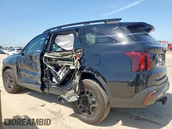 2025 Kia Sorento X-Line SX with VIN 5XYRKDJF9SG326940, listed as a Copart auction lot 63850965 with 4,259 mi miles and Salvage title. Bid and sale history available at DreamBid. Image 2.