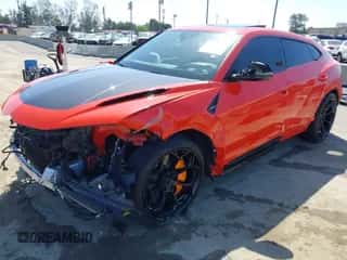 2024 Lamborghini Urus Performante with VIN ZPBUC3ZL6RLA29238, listed as a IAAI auction lot 41966435 with 6,927 mi miles and . Bid and sale history available at DreamBid. Image 2.