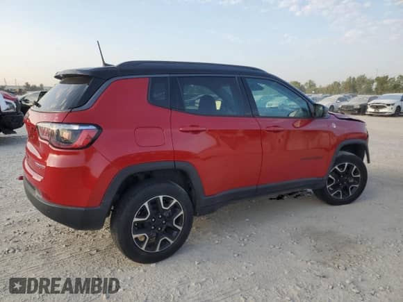 2021 Jeep Compass Trailhawk с VIN 3C4NJDDB8MT511759, выставлен на аукционе Copart как лот 89891835 с пробегом 73 360 миль миль и Списание • Salvage title. История ставок и продаж доступна на DreamBid. Изображение 3.
