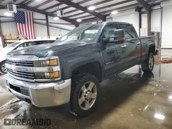 2017 Chevrolet Silverado 2500HD Work Truck with VIN 1GC1KUEG9HF134056, listed as a Copart auction lot 41985655 with 119,199 mi miles and Salvage title. Bid and sale history available at DreamBid. Image 1.