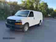 2023 Chevrolet Express Cargo with VIN 1GCWGAFP4P1176442, listed as a Copart auction lot 65481025 with 42,680 mi miles and Salvage title. Bid and sale history available at DreamBid. Image 2.