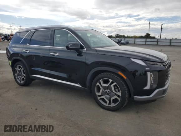 2023 Hyundai Palisade Limited with VIN KM8R5DGE5PU557342, listed as a Copart auction lot 85943735 with 42,416 mi miles and Salvage title. Bid and sale history available at DreamBid. Image 4.