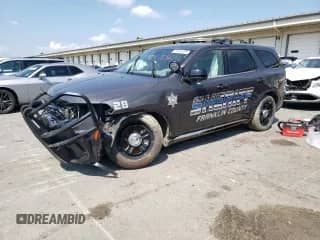 2023 Dodge Durango Pursuit z VIN 1C4SDJFT7PC626562, wystawiony jako Copart lot #65656785 z przebiegiem 10 657 mil mil oraz Nie do naprawy • Non repairable. Historia ofert i sprzedaży dostępna na DreamBid. Obrazek 1.