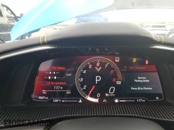 2023 Chevrolet Corvette 3LZ с VIN 1G1YF3D34P5602655, выставлен на аукционе Copart как лот 61980735 с пробегом 4 527 миль миль и Списание • Salvage title. История ставок и продаж доступна на DreamBid. Изображение 9.