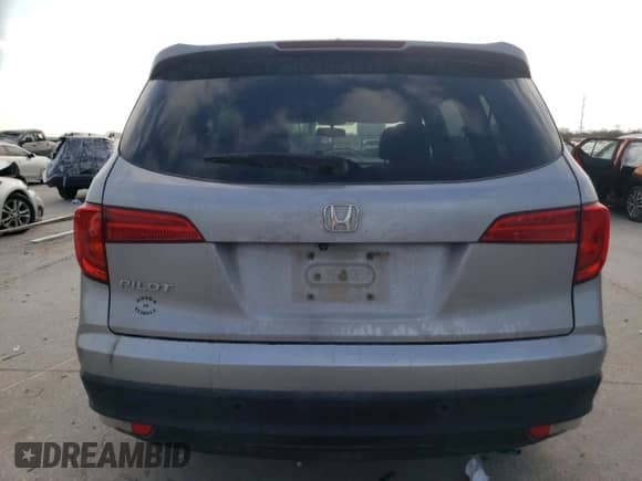 2017 Honda Pilot EX-L with VIN 5FNYF5H81HB017296, listed as a Copart auction lot 42967995 with 206,826 mi miles and Salvage title. Bid and sale history available at DreamBid. Image 6.