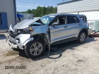 2022 Ford Explorer with VIN 1FMSK8BH3NGC24183, listed as a Copart auction lot 65580145 with 44,321 mi miles and Salvage title. Bid and sale history available at DreamBid. Image 1.