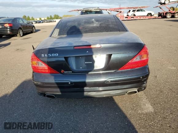 2005 Mercedes-Benz SL 500 with VIN WDBSK75F75F099279, listed as a Copart auction lot 85357035 with Not provided miles and Clean title. Bid and sale history available at DreamBid. Image 6.
