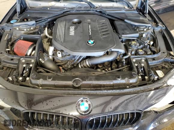 2017 BMW 3 Series 340i xDrive with VIN WBA8B7G51HNU37363, listed as a Copart auction lot 83963735 with 117,100 mi miles and Salvage title. Bid and sale history available at DreamBid. Image 11.