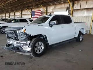 2021 Chevrolet Silverado 1500 LT с VIN 1GCPWCET9MZ371354, выставлен на аукционе Copart как лот 48600415 с пробегом 60 092 миль миль и Списание • Salvage title. История ставок и продаж доступна на DreamBid. Изображение 1.