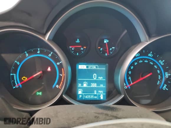 2014 Chevrolet Cruze LS z VIN 1G1PA5SH2E7457864, wystawiony jako Copart lot #85175535 z przebiegiem 140 535 mil mil oraz Szkoda całkowita • Salvage title. Historia ofert i sprzedaży dostępna na DreamBid. Obrazek 9.