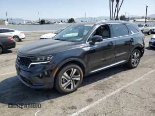 2023 Kia Sorento SX Prestige with VIN KNDRMDLG1P5149350, listed as a Copart auction lot 65448545 with 34,771 mi miles and Salvage title. Bid and sale history available at DreamBid. Image 1.