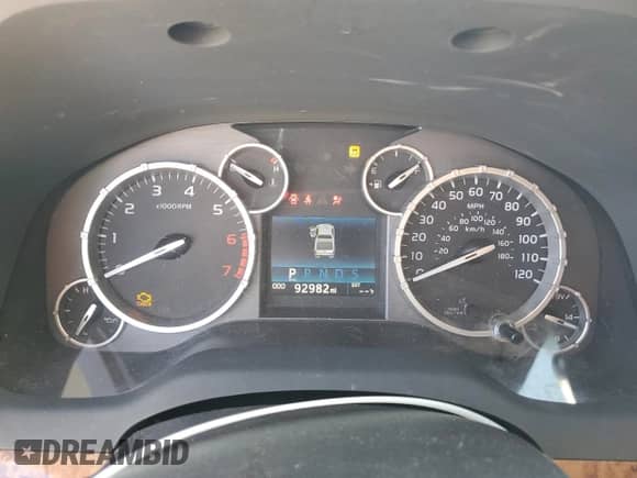 2015 Toyota Tundra 1794 Edition with VIN 5TFAW5F14FX485999, listed as a Copart auction lot 82696155 with 92,982 mi miles and Salvage title. Bid and sale history available at DreamBid. Image 9.