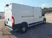 2023 Ram ProMaster Cargo with VIN 3C6LRVDG4PE571992, listed as a IAAI auction lot 43115959 with 62,513 mi miles and . Bid and sale history available at DreamBid. Image 4.