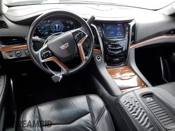 2018 Cadillac Escalade with VIN 1GYS4GKJ7JR187899, listed as a Copart auction lot 55578765 with 168,024 mi miles and Salvage title. Bid and sale history available at DreamBid. Image 8.